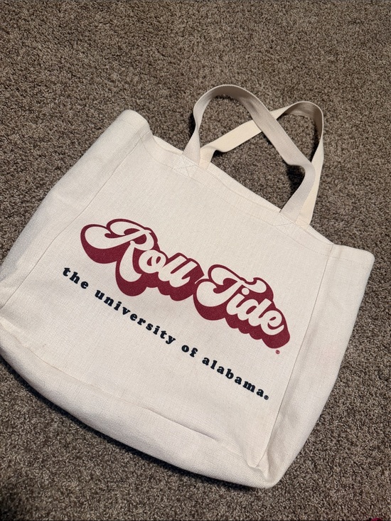 Handbags - Like new University of Alabama Roll Tide canvas tote bag
